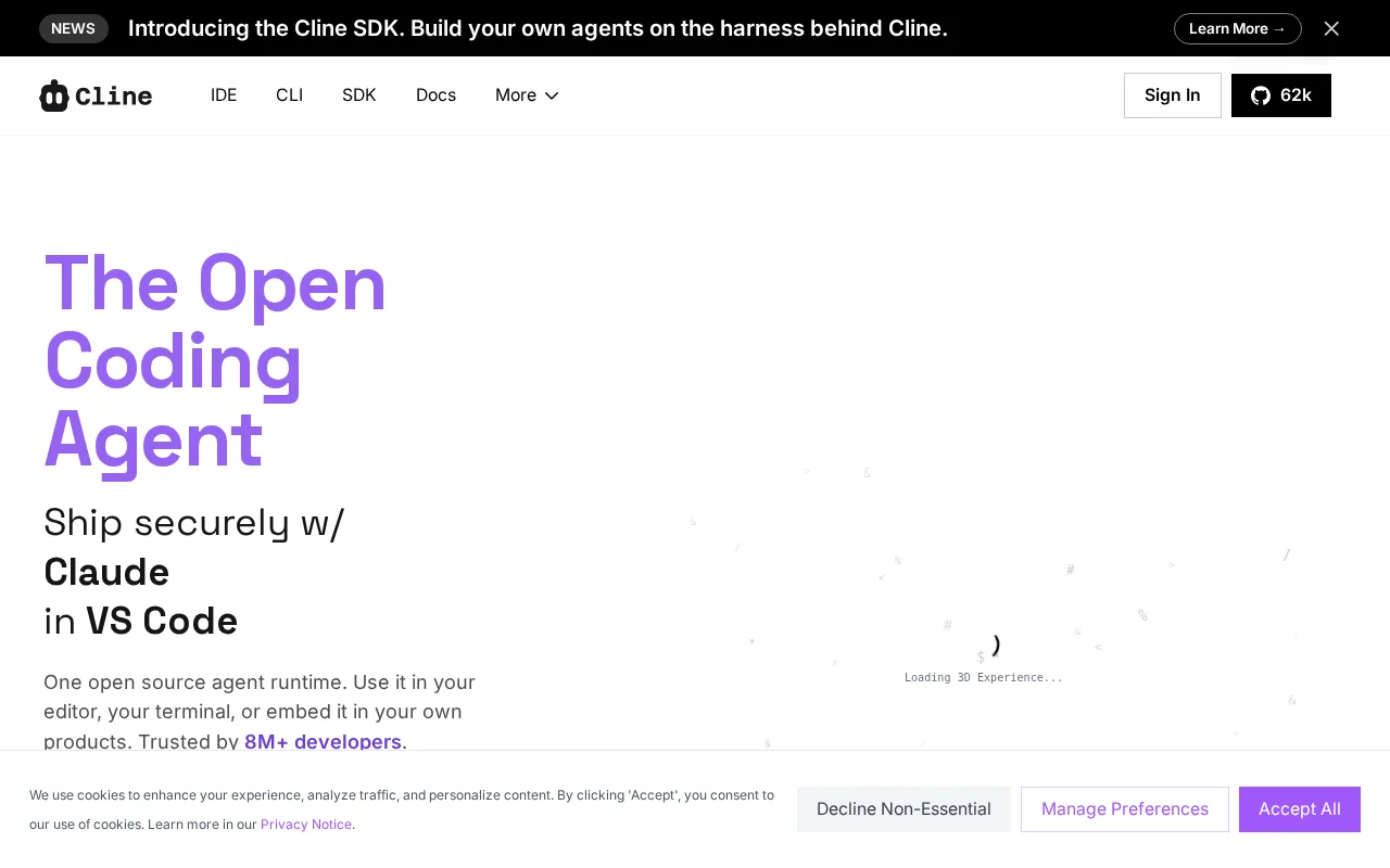 Cline开源编程助手