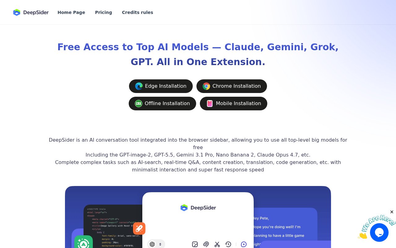Deepsider browser extension
