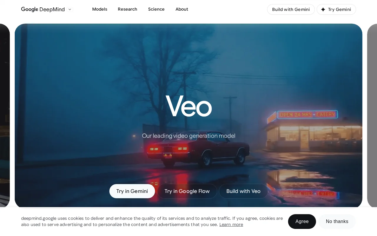 Google Veo视频生成器 - 通过Gemini免费体验